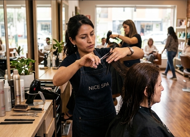 Estilista profesional en San Borja Nice Spa